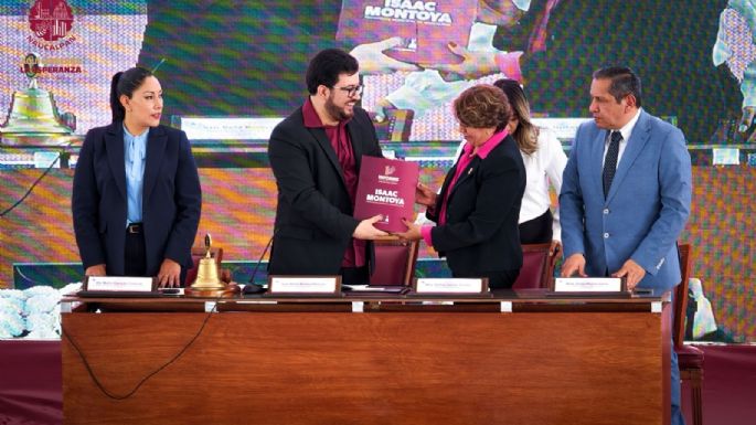 Alcalde Isaac Montoya rinde su primer informe de gobierno; presume inversión en obra pública