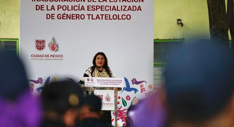 Brugada inaugura la primera Estación de la Policía Especializada de Género de la CDMX