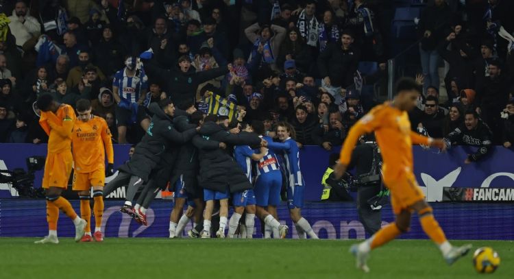 La racha ganadora del Real Madrid termina sorprendentemente con una derrota ante el Espanyol