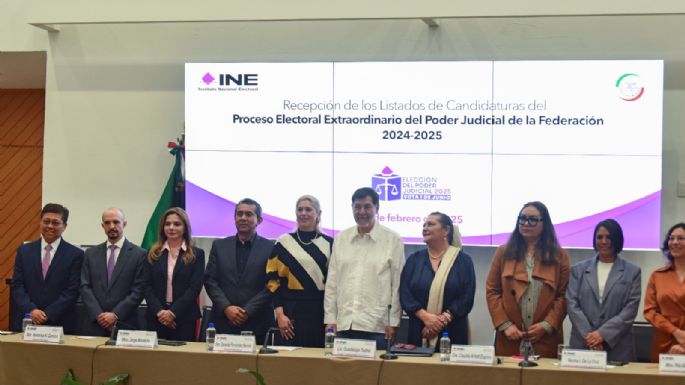 Elección judicial: el Senado entrega listas de candidatos al INE y anuncia desacato a la Corte