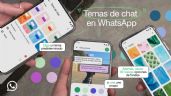 WhatsApp ofrece una experiencia más personalizada con los nuevos temas de chat