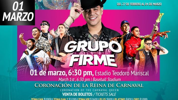 Tras amenazas de muerte, Grupo Firme cancela su presentación en Mazatlán