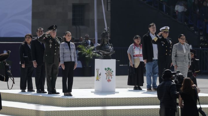 Con ritual mexica y funeral de Estado, Sheinbaum conmemora 500 años de la ejecución de Cuauhtémoc