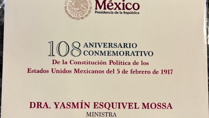 Ministras de la 4T sí fueron convocadas al aniversario de la Constitución; así son sus invitaciones