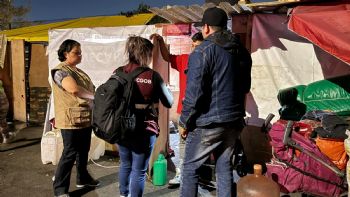 Gobierno de CDMX desaloja campamento de migrantes en la Gustavo A. Madero