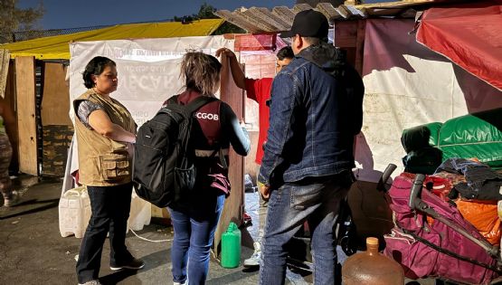 Gobierno de CDMX desaloja campamento de migrantes en la Gustavo A. Madero