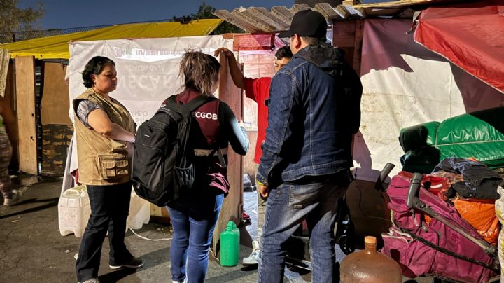 Gobierno de CDMX desaloja campamento de migrantes en la Gustavo A. Madero