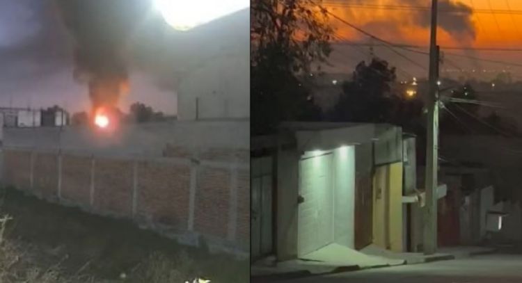 Explosión en Edomex: captan en video el incendio en Teoloyucan