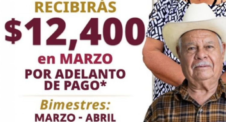 Adultos mayores recibirán pago doble en marzo en estos estados