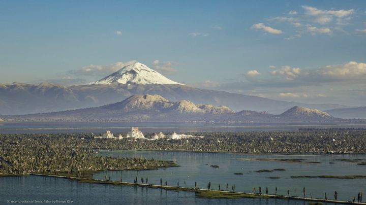 Desarrollador de software crea impresionantes imágenes de México-Tenochtitlan