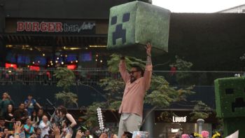 Jack Black y Jason Momoa promueven en México “Una Película de Minecraft”