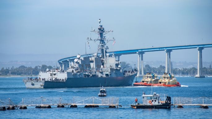 EU despliega ahora buque de guerra en el Pacífico para apoyar operaciones en la frontera con México