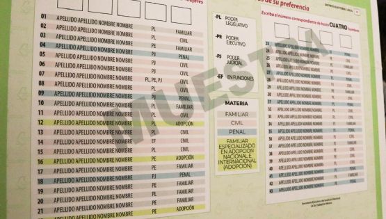 Elección judicial: otra forma de votar