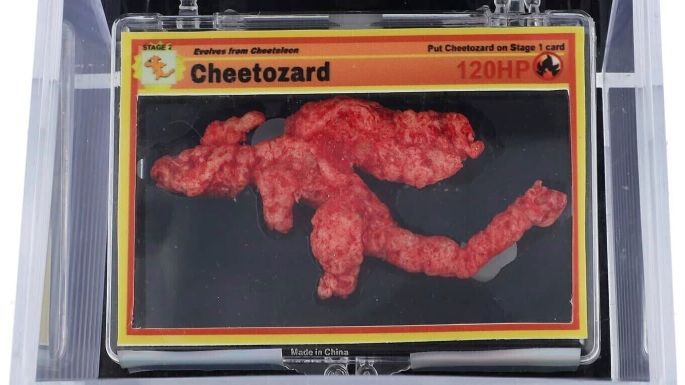 Cheeto con forma de Pokémon, "Cheetozard", se vende en subasta por 87 mil 840 dólares