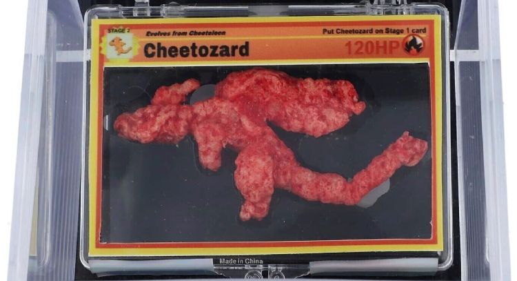 Cheeto con forma de Pokémon, "Cheetozard", se vende en subasta por 87 mil 840 dólares