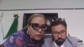 Video capta a consejera jurídica de Brugada al lado de candidato a magistrado en comparecencia