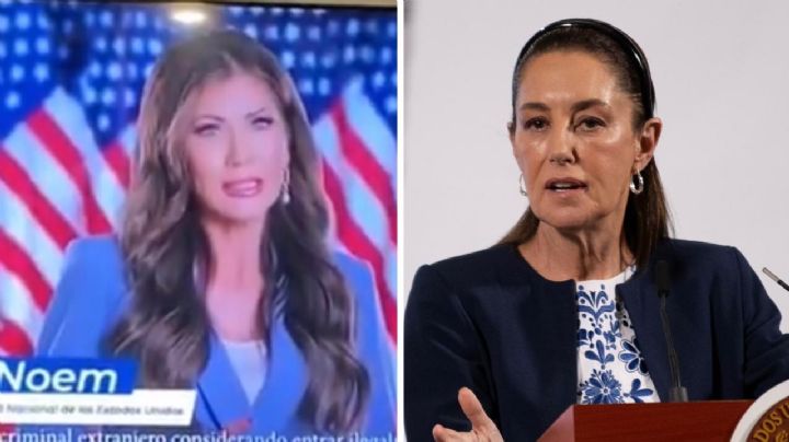 Sheinbaum rechaza los spots antiinmigrantes de Kristi Noem y anuncia reforma para prohibirlos