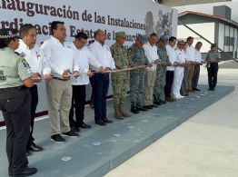 Inauguran gobernador y mandos militares, instalaciones de la Guardia Nacional en Tamaulipas