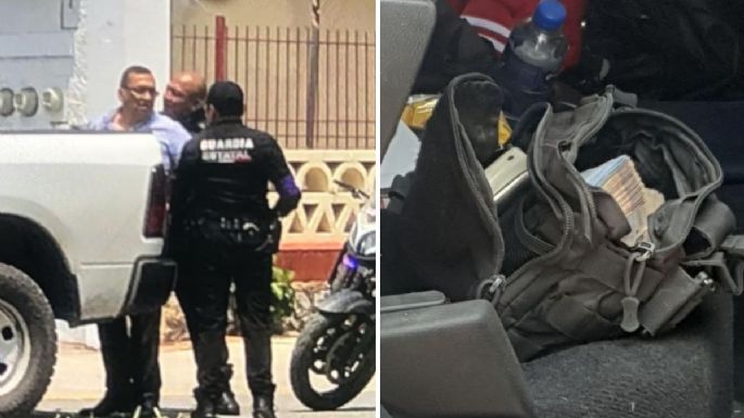 Detienen a delegado del IMSS en Tamaulipas; llevaba una maleta con dinero en efectivo
