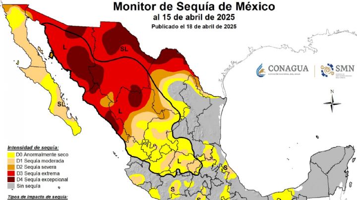 Falta de lluvias afecta más del 60% del territorio mexicano