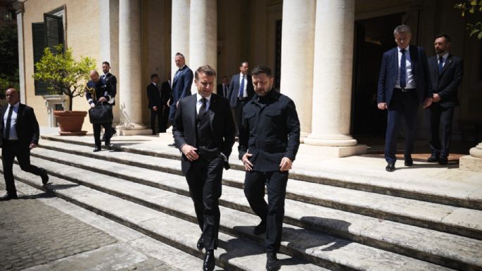Zelenski comenta con Starmer y Macron su reunión con Trump en el Vaticano