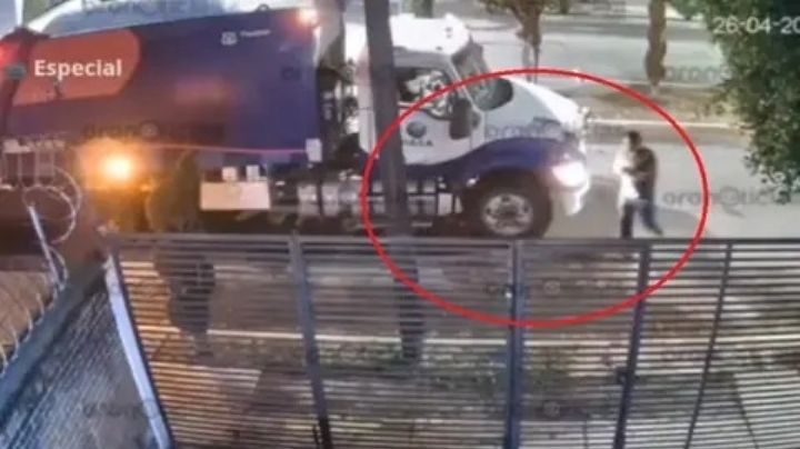 Asaltan a trabajadores de recolección de basura en Puebla (Video)