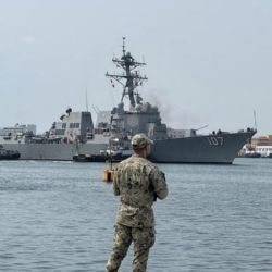 Llega a Veracruz el buque de guerra USS Gravely del gobierno de Trump; esto dijo la Marina