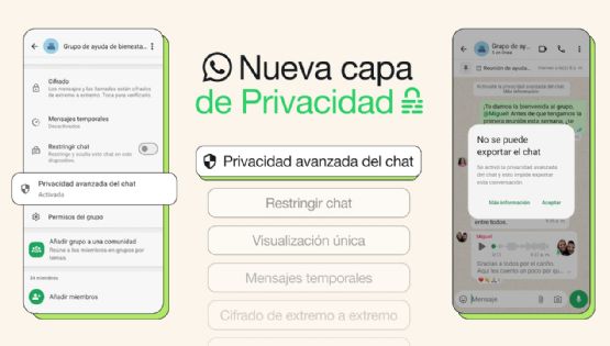 WhatsApp impide que integrantes de un chat exporten o descarguen su contenido