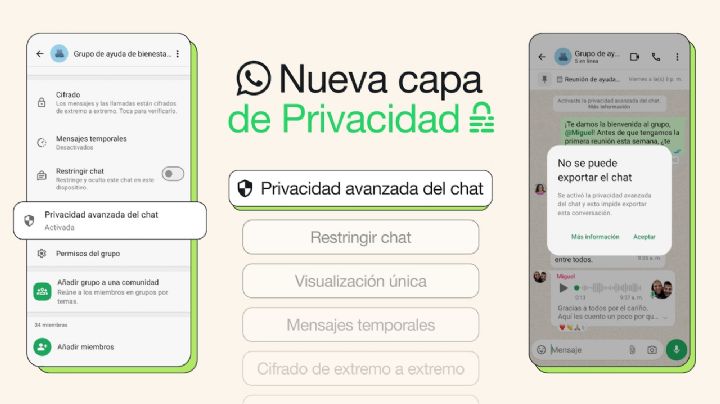 WhatsApp impide que integrantes de un chat exporten o descarguen su contenido