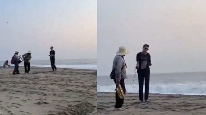 Video muestra agresión de un extranjero a músicos locales en playa de Puerto Escondido, Oaxaca