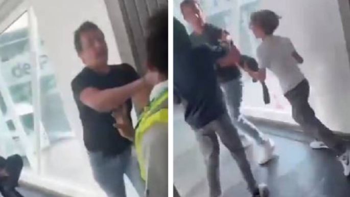 Pasajero insulta y golpea a personal de Viva Aerobus (Video)