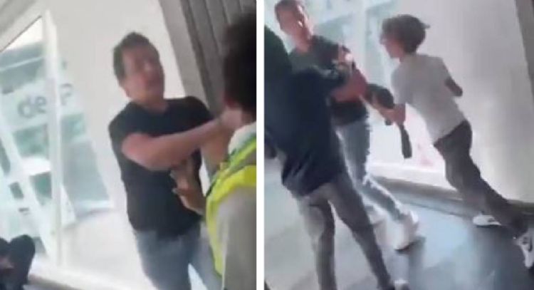 Pasajero insulta y golpea a personal de Viva Aerobus (Video)