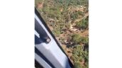 Foto ilustrativa de la nota titulada: Entre disparos, alcalde de Uruapan transmite en vivo persecución desde helicóptero (Video)