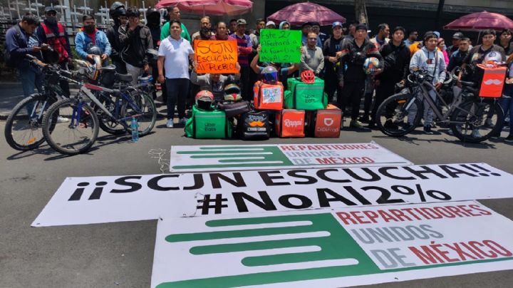 Repartidores de Uber piden a Lenia Batres anular impuesto del 2%