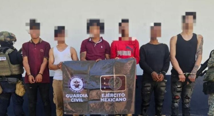 Detienen a seis venezolanos con armas y equipo táctico en Buenavista, Michoacán