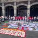 Colocan fichas de búsqueda en el centro de Cuernavaca; madres exigen audiencia con la gobernadora