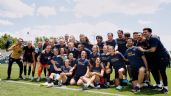 Foto ilustrativa de la nota titulada: El Barcelona femenil golea al Real Betis por 9-0 y gana su sexto título liguero consecutivo