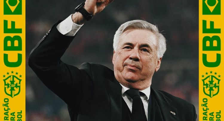 Es oficial: Carlo Ancelotti será el director técnico de Brasil para el Mundial de 2026