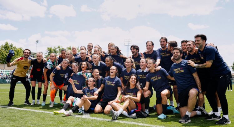 El Barcelona femenil golea al Real Betis por 9-0 y gana su sexto título liguero consecutivo
