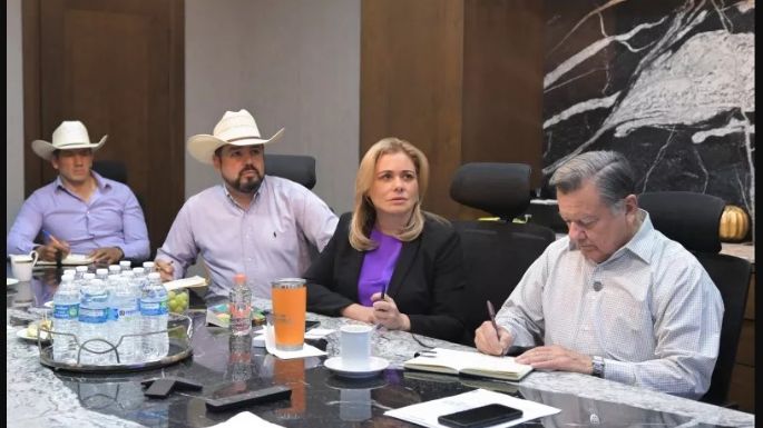 Gobernadora de Chihuahua y gobierno federal analizan soluciones para renudar exportación de ganado