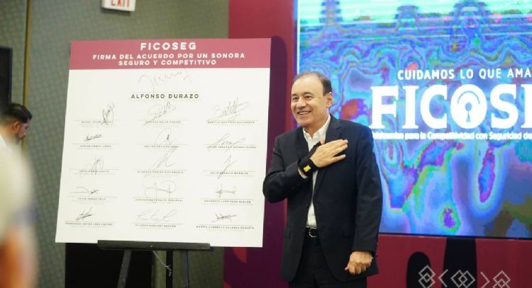 Empresarios sonorenses respaldan estrategia de seguridad del gobernador Durazo con creación de Ficos
