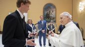 Foto ilustrativa de la nota titulada: Papa León XIV recibe al tenista Jannik Sinner