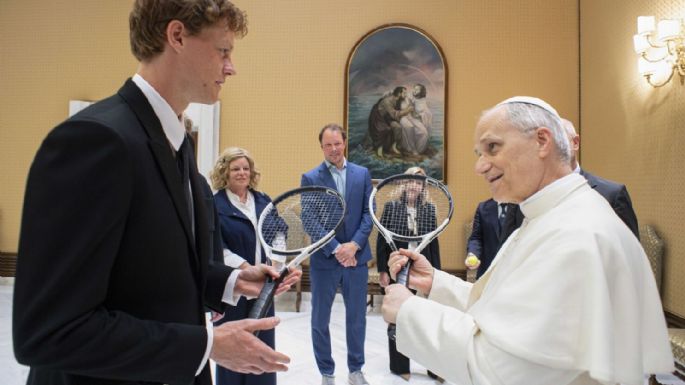 Papa León XIV recibe al tenista Jannik Sinner