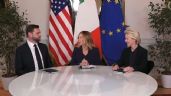 Foto ilustrativa de la nota titulada: Von der Leyen y Vance se reúnen en Roma con Meloni como anfitriona