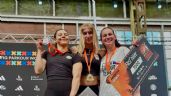 Foto ilustrativa de la nota titulada: Ella Bucio gana la medalla de plata en la Copa del Mundo de Parkour en Ámsterdam