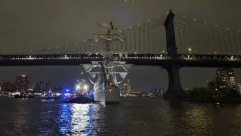 Aguas turbulentas pudieron haber contribuido al choque del Buque Cuauhtémoc contra puente de NY