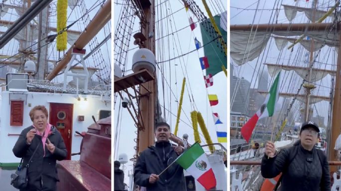 Morenistas promovieron elección judicial en el buque Cuauhtémoc antes de que chocara (Videos)