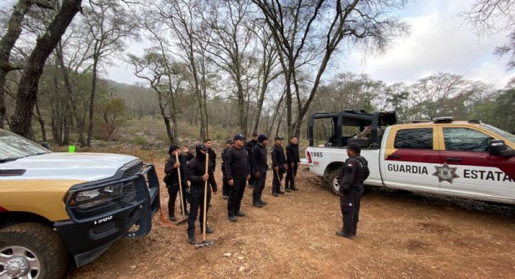 Plan Tamaulipas suma a la Guardia Estatal al combate del incendio forestal en la Biósfera El Cielo