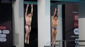 Foto ilustrativa de la nota titulada: Osmar Olvera y Juan Manuel Celaya se confunden de clavado en la final del mundial y sacan "cero"