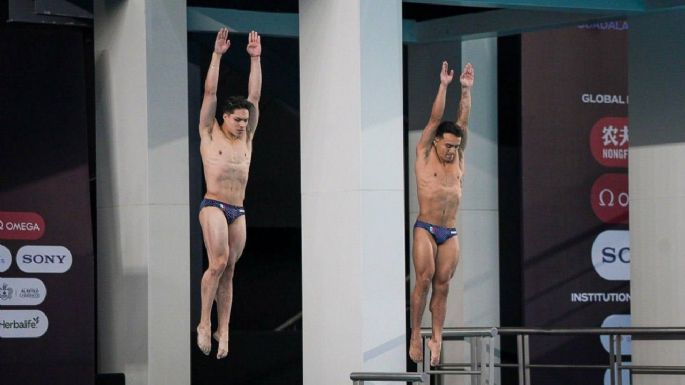 Por “confusión” de clavado, Osmar Olvera y Juan Manuel Celaya sacan cero en Super Final de Beijing